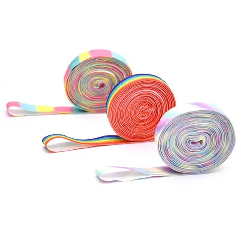 Highly Elastic Chinese Jump Rope 300cm Long Gradient Color Skipping Rope Sports Reaction Abilities Group Jump Rope