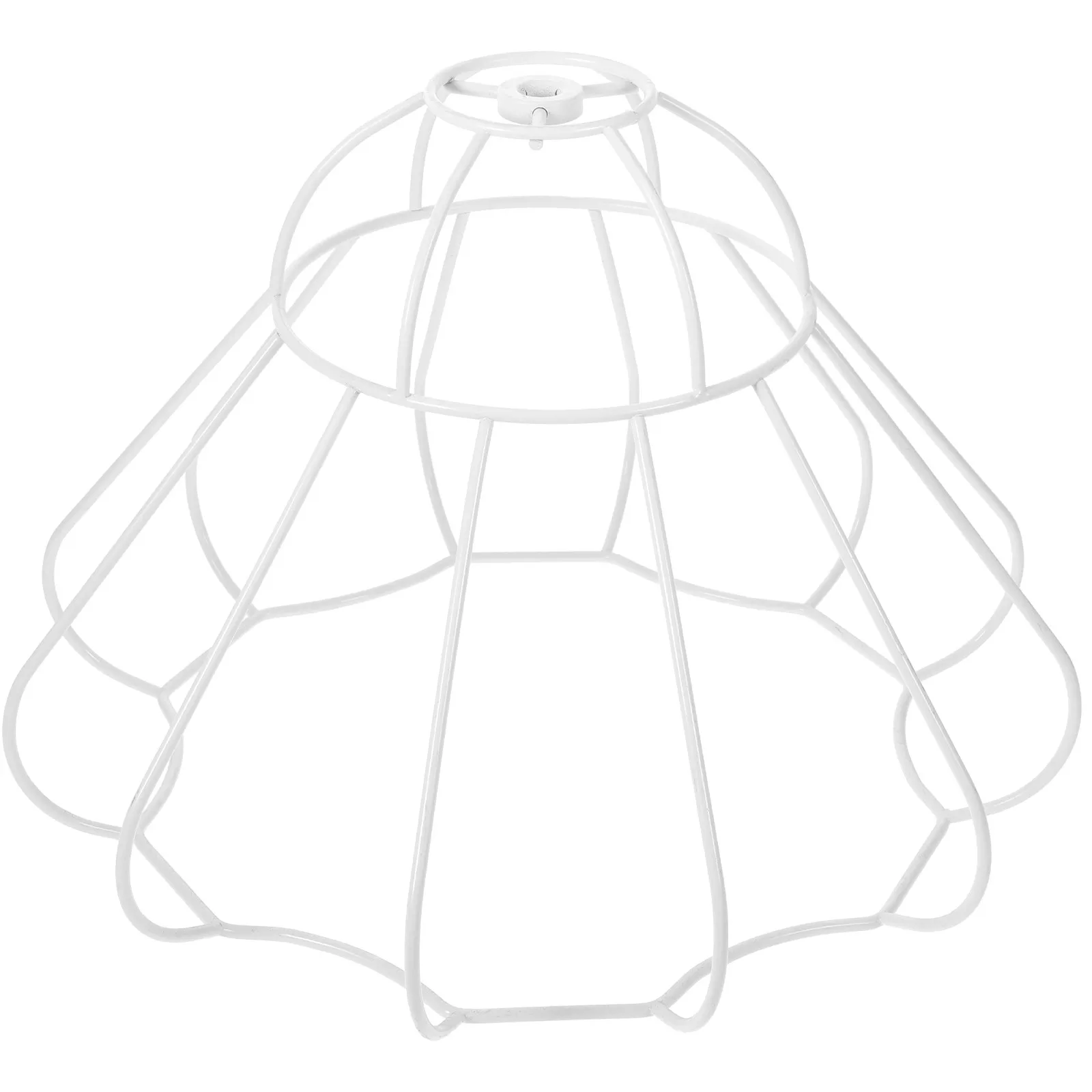 Lampshade Frame Table Lamp Metal Wire Sturdy DIY Lampshade Bracket Desk Lamp Frame Pendant Light Ceiling Fitting