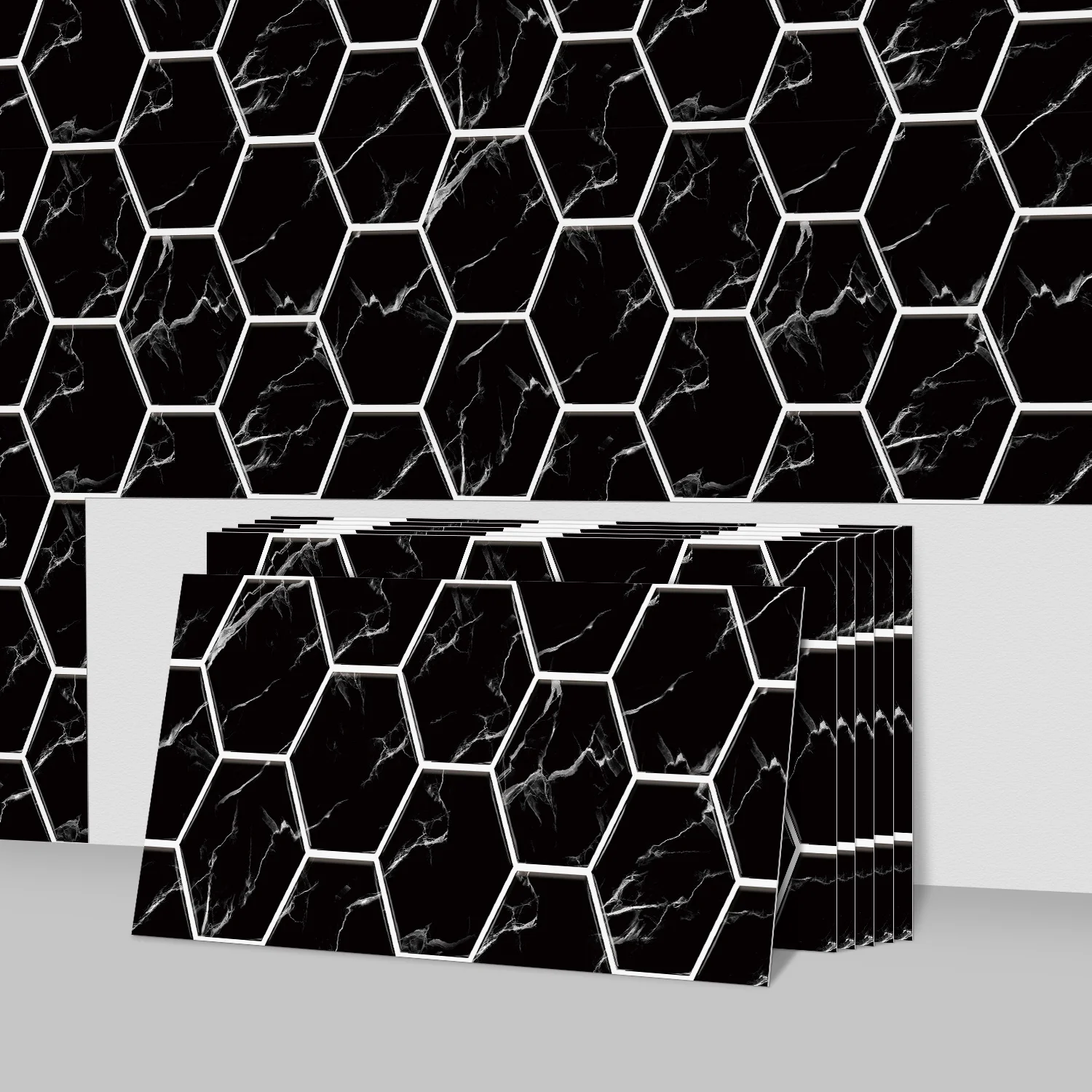 Hexagon Marble Pvc … - image