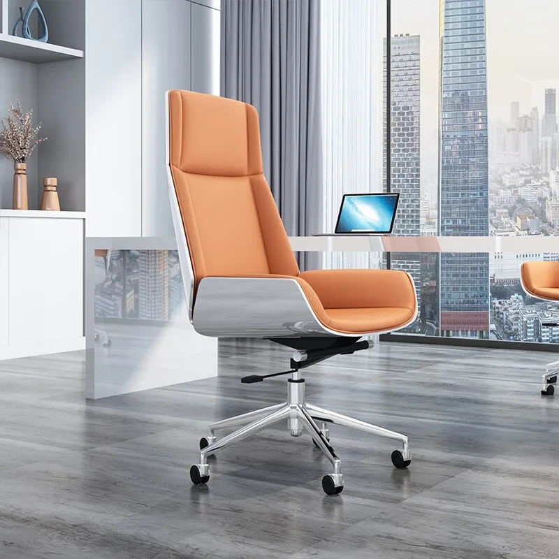 

Sillas De Oficina Luxury Leather Swivel Chair Conference Chair Ergonomic Executive Office Chair Office Furniture Chaise Bureau