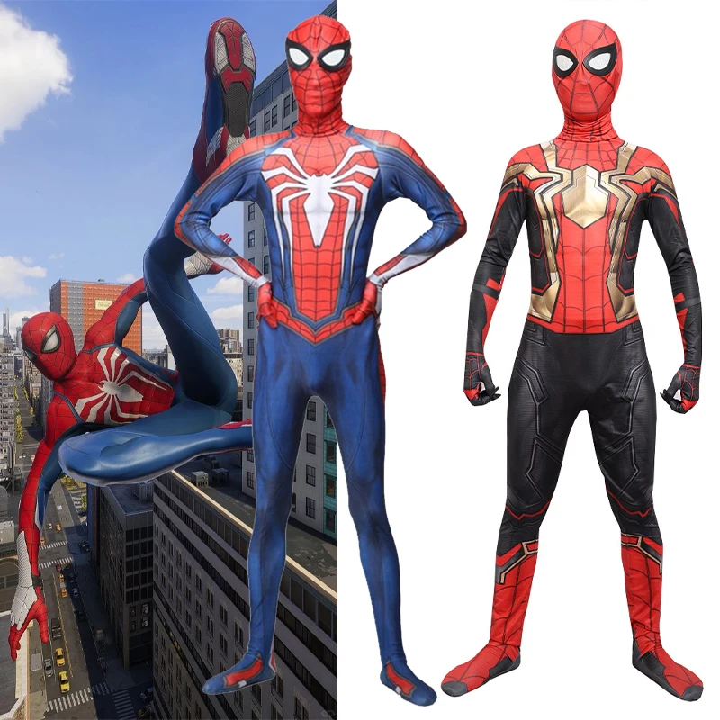 Аниме Человек-Паук Косплей Костюм Золотой No Return Железный Человек PS4 Человек-Паук Комбинезон Хэллоуин Косплей Костюм Супергероя Аниме Человек-Паук Косплей Костюм Золотой No Return Железный Человек PS4 Человек-Паук Комбинезон Хэллоуин Косплей Костюм Супергероя