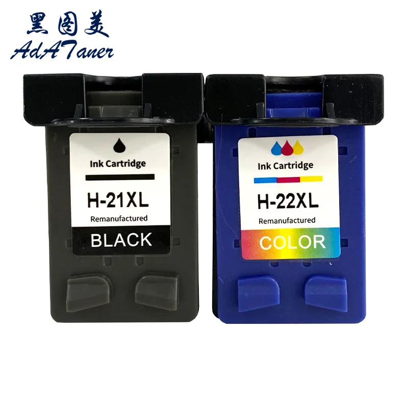 21 22 Xl 21xl 22xl Premium Zwart Gereviseerde Kleur Inkjet Inktcartridge Hp21 Voor Hp F2180 F2280 F4180 F2200 3940 3920 Printer