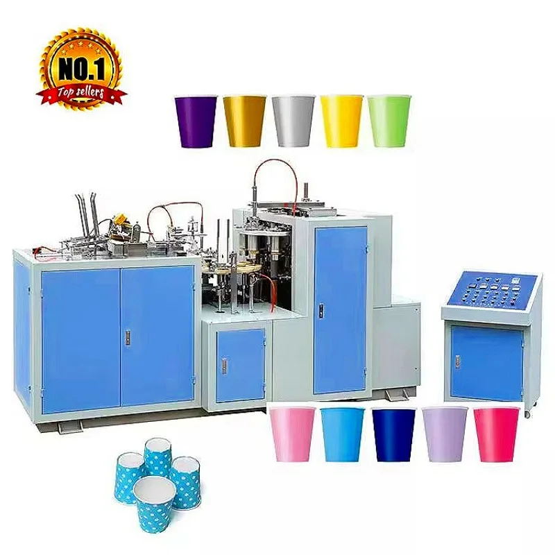 Fully Automatic Paper Cup Forming Machine High Speed 180pcs min  Coffee Tea Ice Cream Disposable Cup Production Line Customized