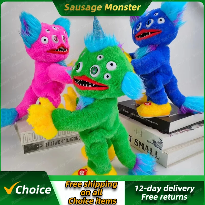 Newly Hot Sausage Monster Electric Plush Bobby Toys Singing And Dancing Funny doll Stuffed Decora Toys Gift