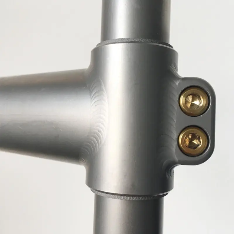 Ti-Alloy Handlebar Shim Stem Reducer Convert 22.2mm to 25.4mm for Brompton 3Sixty Pikes Bar Bore Adapter Accessories