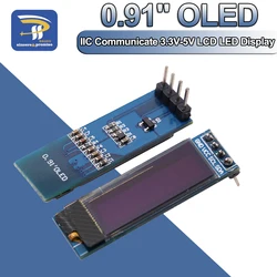 0.91 Inch 12832 White And Blue Color 128X32 OLED LCD LED Display Screen Module 0.91