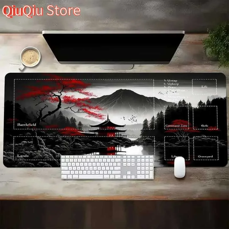 Landscape mouse pad gamers and office universal desk mat XXL multi-model computer accessories non-slip rubber material carpet