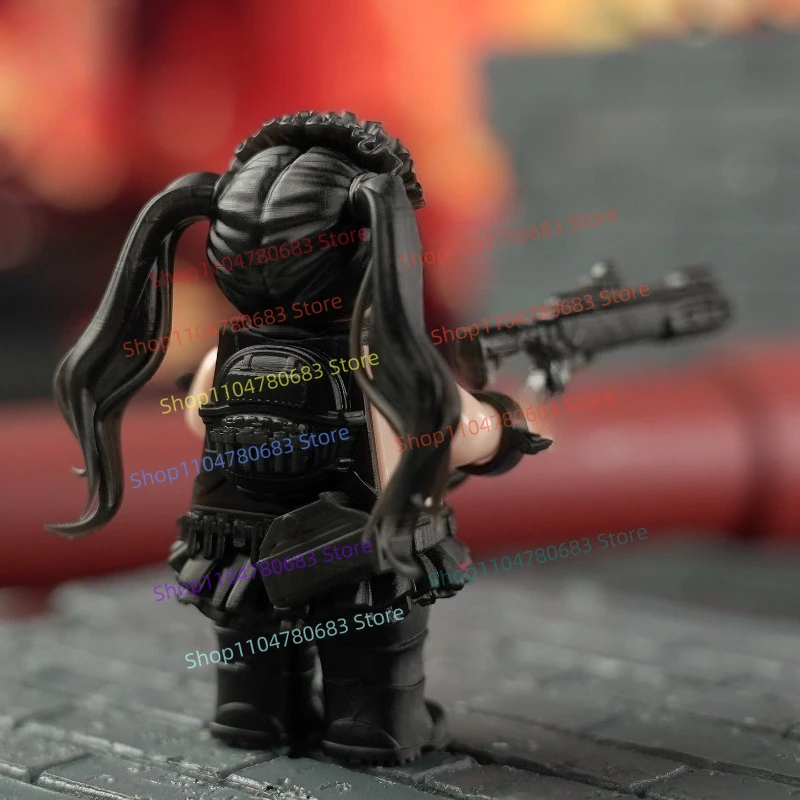 MOC New Building Blocks Mini Doll White Film Uncolored Sexy Beauty Toy Ornaments Splicing Holiday Gift Collectibles Hobby