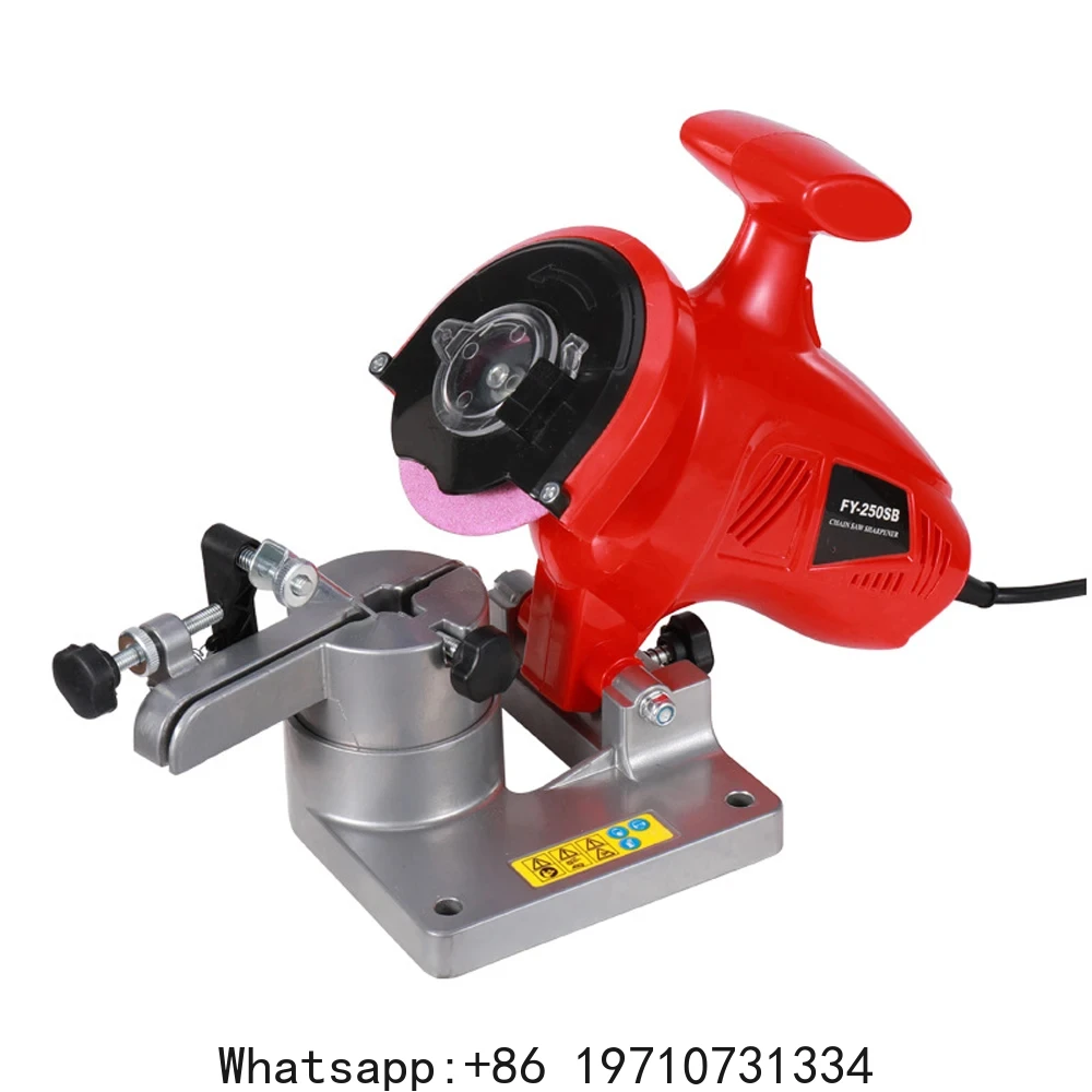 

220W Tabletop Electric Chain Grinder 7500rpm Pure Copper Motor Professional Sawchain Polisher Electric Chain File Grinding Tools