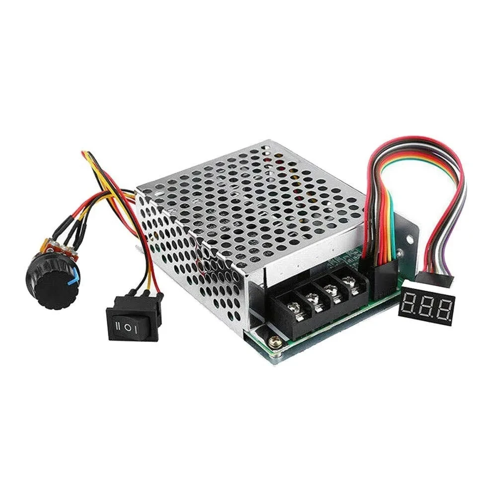 40A 2000W Reversible Motor Speed Controller High Quality PWM Control Soft Start DC10-55V Forward/reverse Rotation Dual Relay