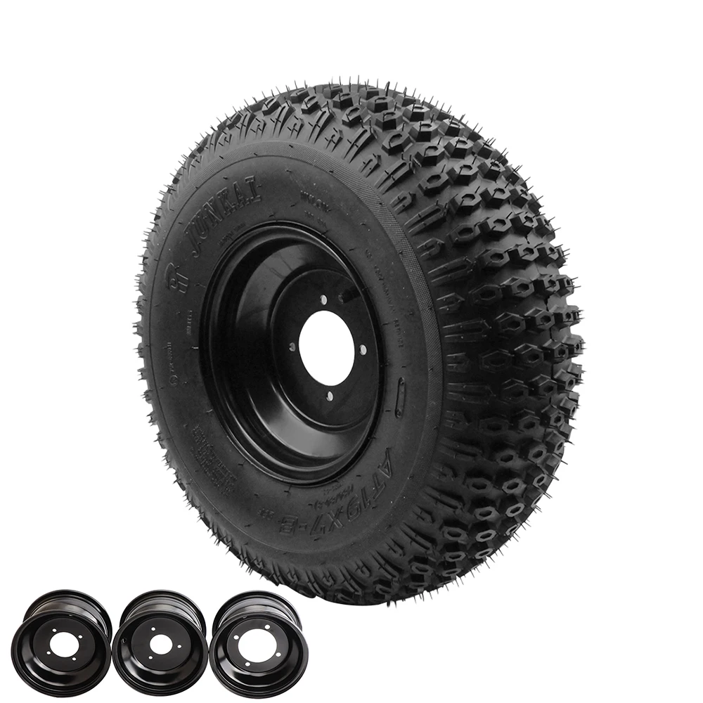 2 Pcs/lot 19x7-8 Tubeless Tire With Alloy Wheel Hub Rim Fit For 110cc 125cc ATV Quad 4 Wheeler UTV Go Kart Buggy Parts