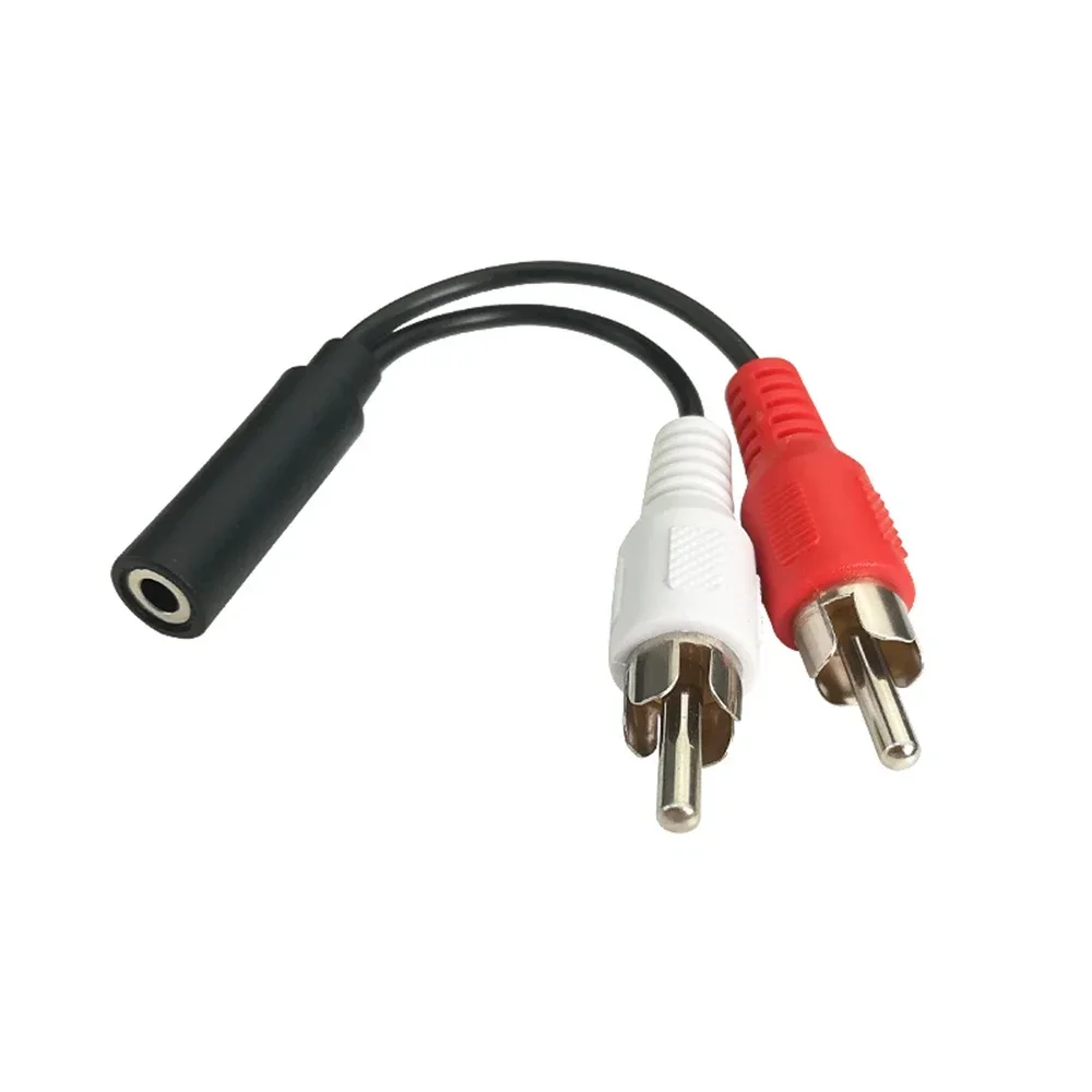 3.5mm Jack RCA Stereo Audio Cable Converter Male to 2 RCA Female Adapter