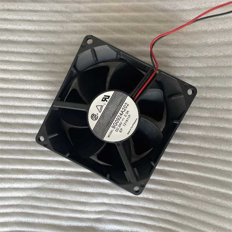 

9G0924A202 DC 24V 9232 92mm Axial Fan 0.3A 4300RPM Ball Bearing Industrial Cabinet Cooling Fan