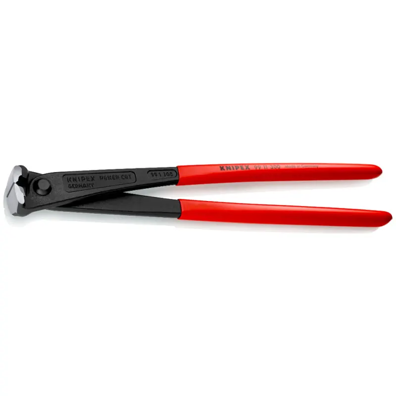 KNIPEX 99 11 300 High Leverage Concreters' Nippers High Lever Transmission Labor-saving Plier with Hardened Cutting Edges