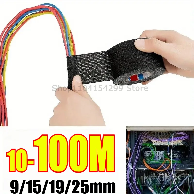 Heat-resistant Flame Retardant Adhesive Cloth Tape For Car Home Cable Harness Wiring Loom Protection Insulation Tape Sticker