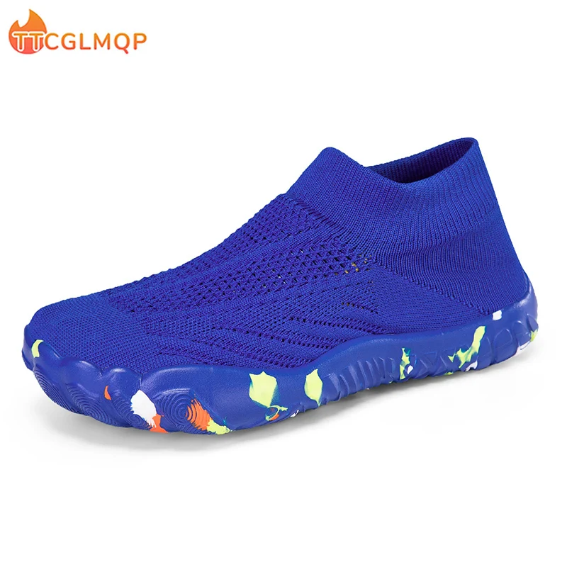 

New Unisex Wider Shoes Breathable Mesh Men Barefoot Wide-toed Shoes Brand Flats Soft Zero Drop Sole Wider Toe Sneakes Large Size