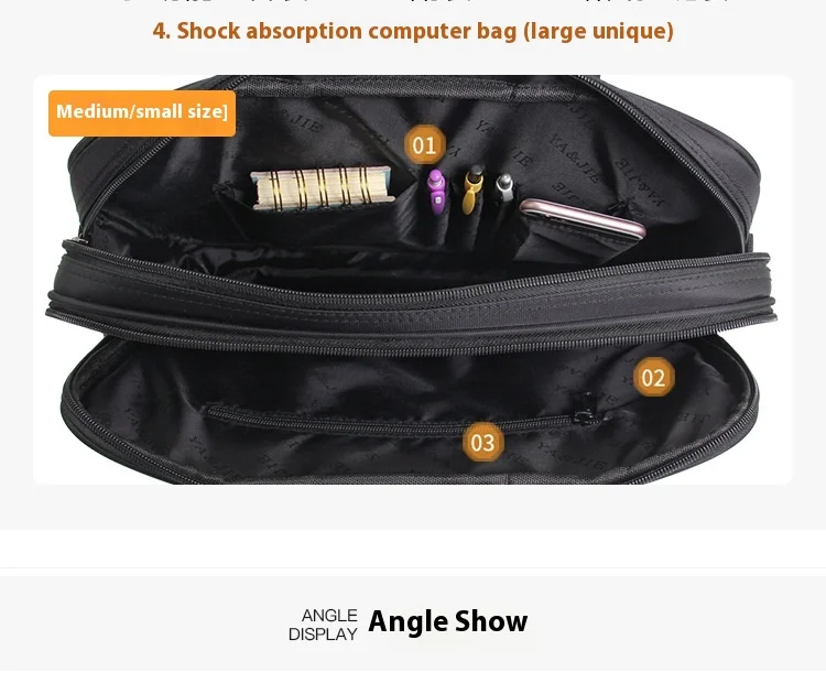 Men Single Shoulder Bag 14" 15" 16 Inch Laptop Bag Men's Casual Handbags Business Briefcase Computer Bags For Macbook Pro Case