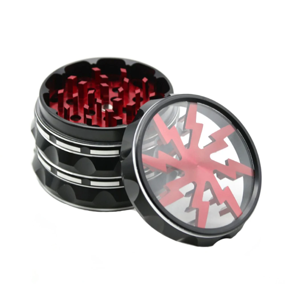 63mm Al Alloy Herb Grinder 4-parts Spice Mills Durable Crusher Kitchen Tools Smoking Accessories As Gifts for Smoker