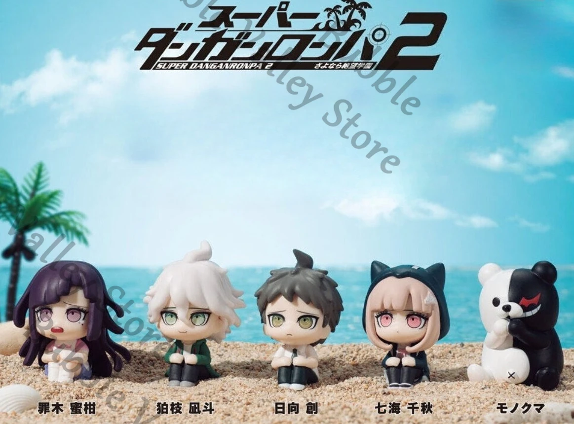 Figura Coleccionable Original de Anime Danganronpa, Nagito Komaeda, Mikan Tsumiki, Monokuma, Modelo de Figura en Cápsula, Regalo
