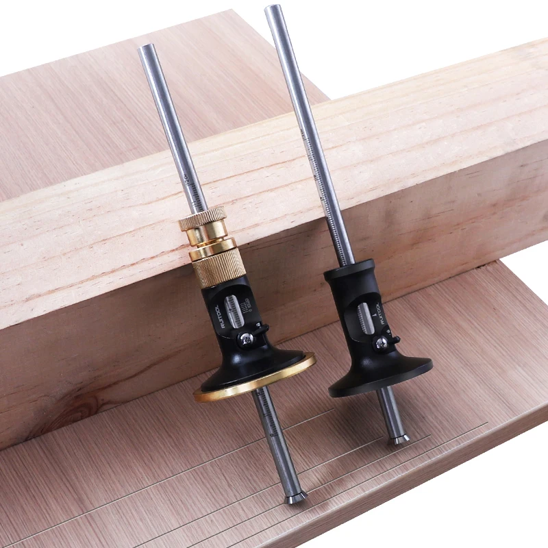 Woodworking European style scriber Blade Scribing Precision Marking Gauge Ruler Adjustable Tools Replacement Cutters Wheel