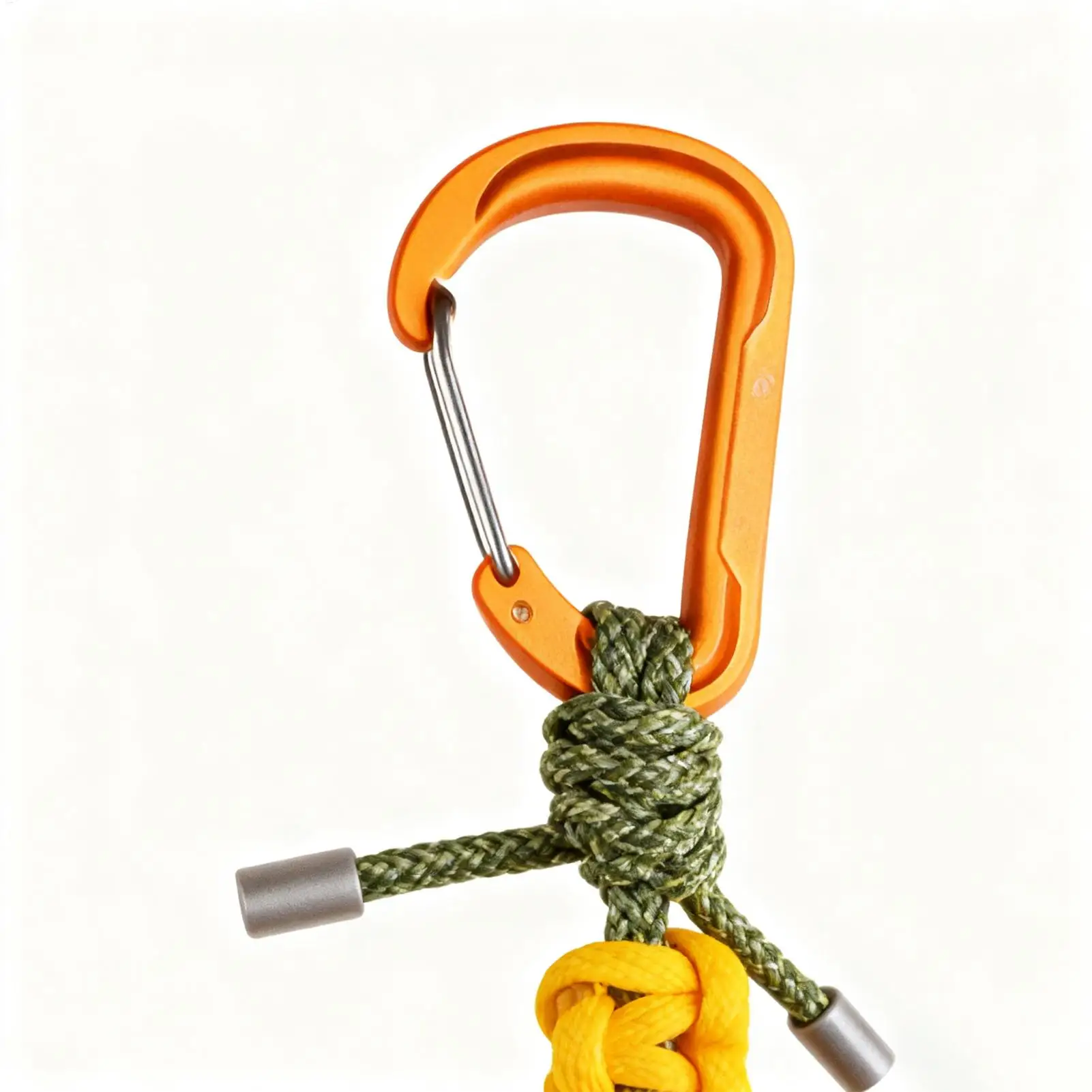 LLavero de Paracord de alta resistencia, correa de Paracord con mosquetón, cordón de cuerda para hombres y mujeres, botella de agua, mochila de Camping al aire libre