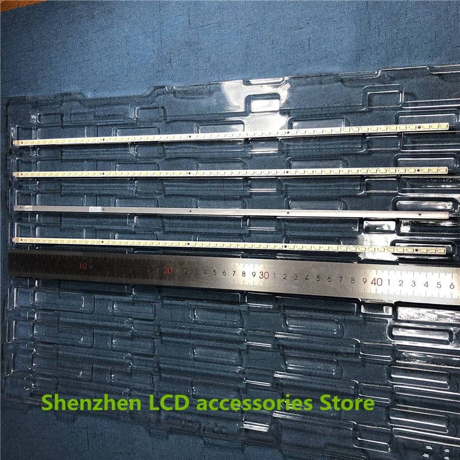 10 Pezzi/lottp HA CONDOTTO La Striscia per Toshiba Elemento 40 ''LJ64-02267A LJ64-02268A 40SL733 40WL733 457 MILLIMETRI 56LEDS 100% NUOVO