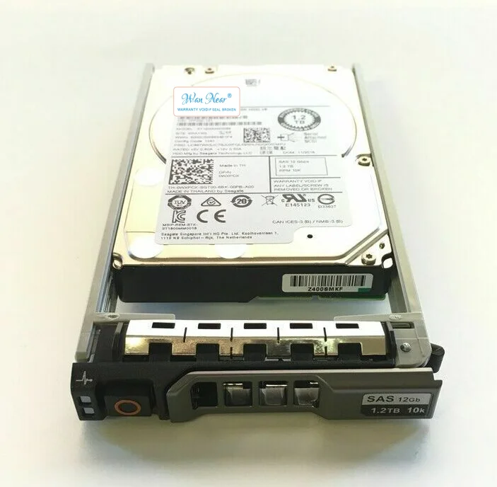 

For Dell PowerEdge 1.2TB 10k SAS 12Gb/s 2.5" Hot-Plug Hard Drive HDD In Caddy- WXPCX