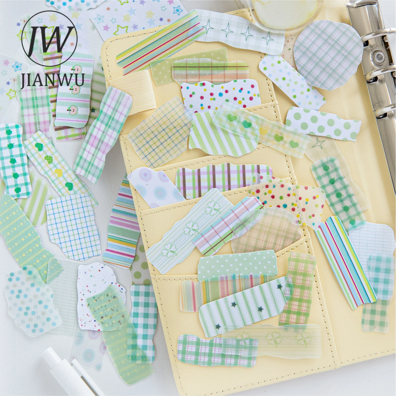 

JIANWU фрагментированный дневник серии Kawaii Gird пейзажный материал коллаж наклейка для скрапбукинга креативный DIY журнал канцелярские принадлежности