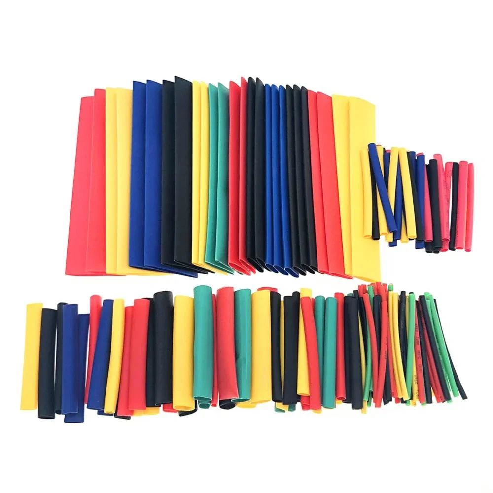 530pcs/Set Polyolefin Shrinking Assorted Heat Shrink Tube Wire Cable Insulated Sleeving Tubing Set 2:1 Waterproof Pipe Sleeve