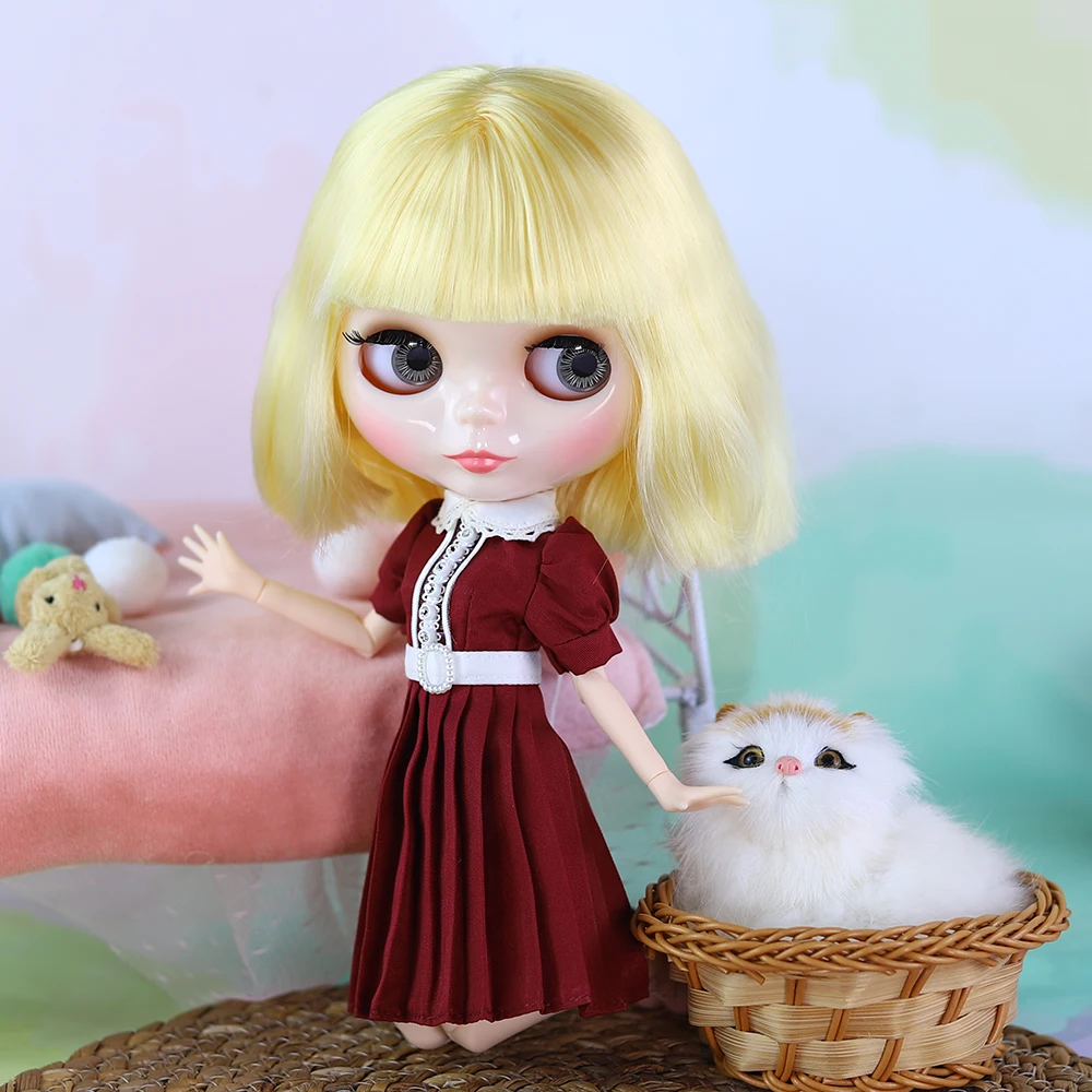 ICY DBS Blyth doll 1/6 Joint body 30cm hot color changing white skin set doll BJD toys gifts