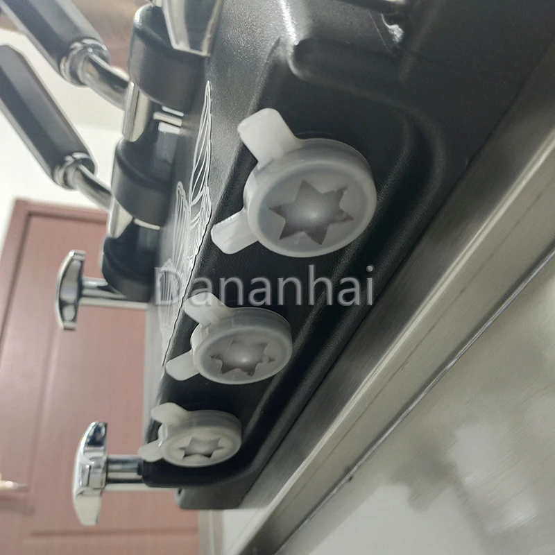 

Электрическая машина для мягкого мороженого с тремя насадками, настольная, для приготовления рожков и сандэ, для домашнего использования, 110В/220В