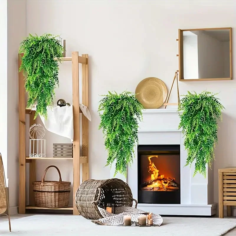 1/3PCS Künstliche Hängende Pflanzen Farn Rebe Gefälschte Grünpflanze für Haus Wand Zimmer Garten Frühling Hochzeit Girlande DIY Hoom Dekore – Detail 11