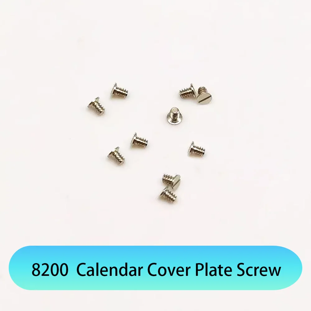 Watch Accessories Suitable for 8200 Movement Calendar Compression Screw Watch Repair Parts Calendar Cover Plate Screw