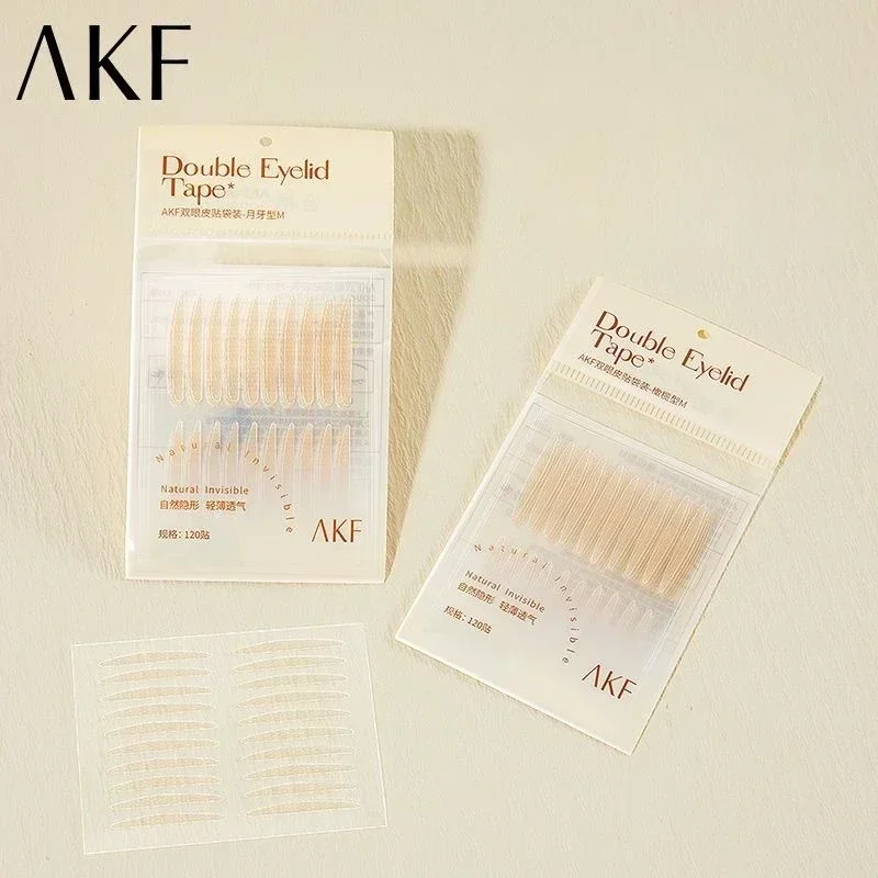 AKF Double Eyelid Patch Invisible Natural Durable Eyelid Tape Eyelid Lifter Strips Without Trace Makeup Tool