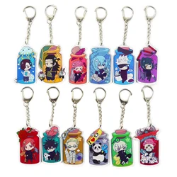 Anime Jujutsu Kaisen Acrylic Model Key Chain Gojo Satoru Zenin Maki Yuji Itadori accessory Ornament Backpack pendant Toy Gift