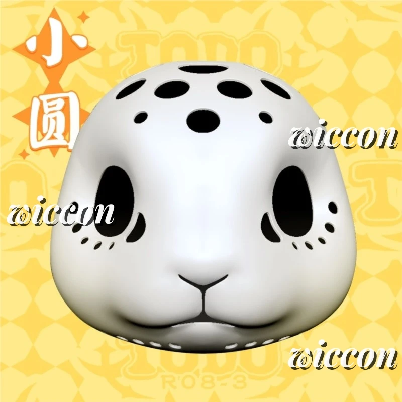 Kemono Fursuit Headbase Resin Rabbit Bunny Furry Mask Skull Accessories Cosplay Rabbit Realistic Style Fursuit Mask Skull