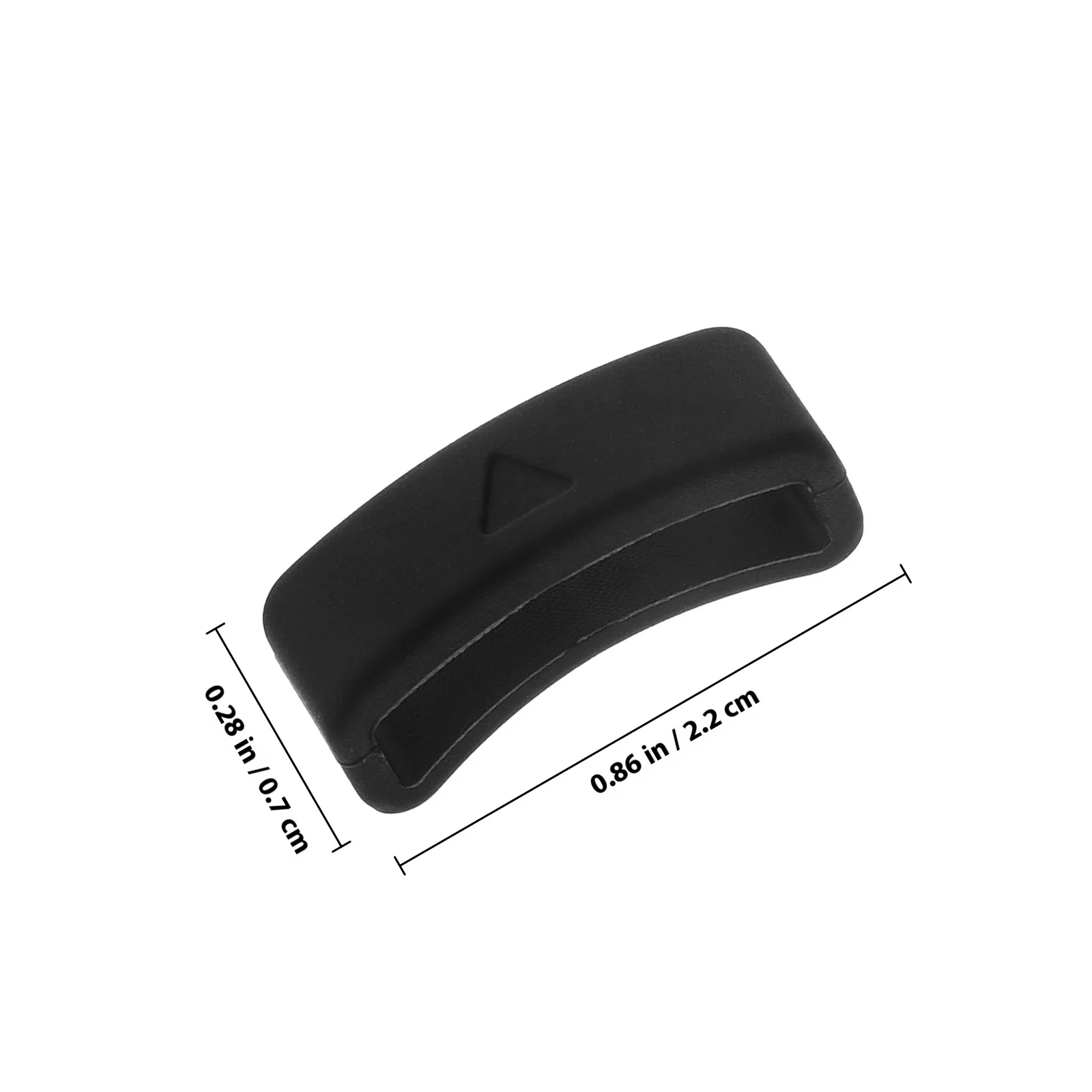 6 قطع من أجزاء حزام الساعة السيليكون الصديقة للبيئة سهلة الاستبدال حلقات التثبيت للملحقات حلقة تثبيت حزام الساعة