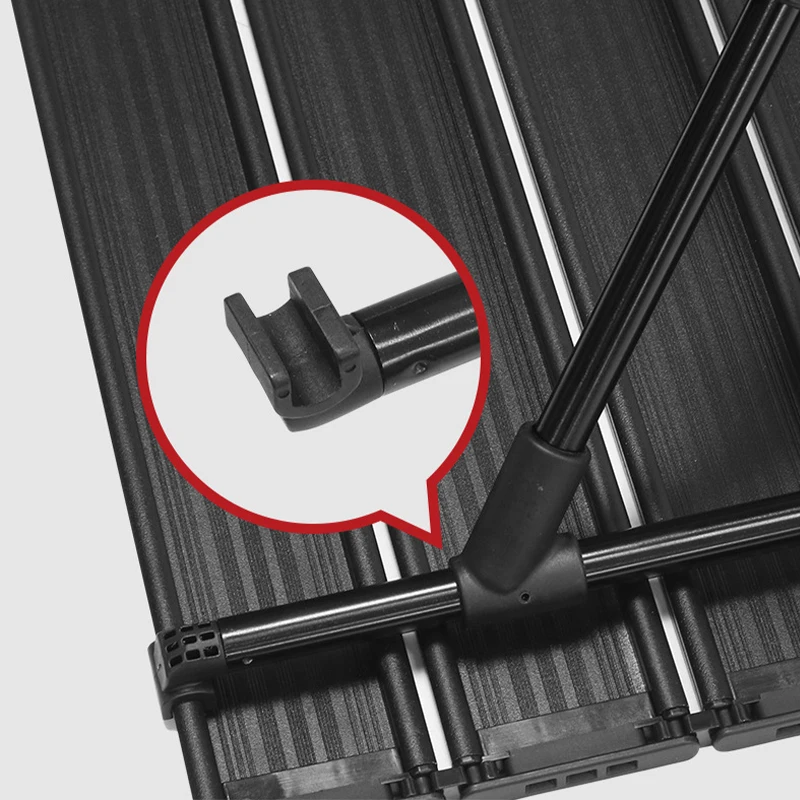 Draagbare ultralichte opvouwbare campingtafel van aluminiumlegering met hoge sterkte Opvouwbaar buitendinerbureau voor familiefeest Picknick BBQ