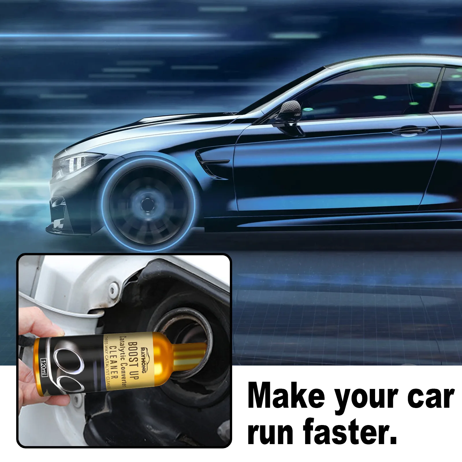 5PCS 120ml Promotion Car Catalytic Converter Cleaners To Automobile Engine CSV Clean Accelerators Catalysts Easy Cleaner