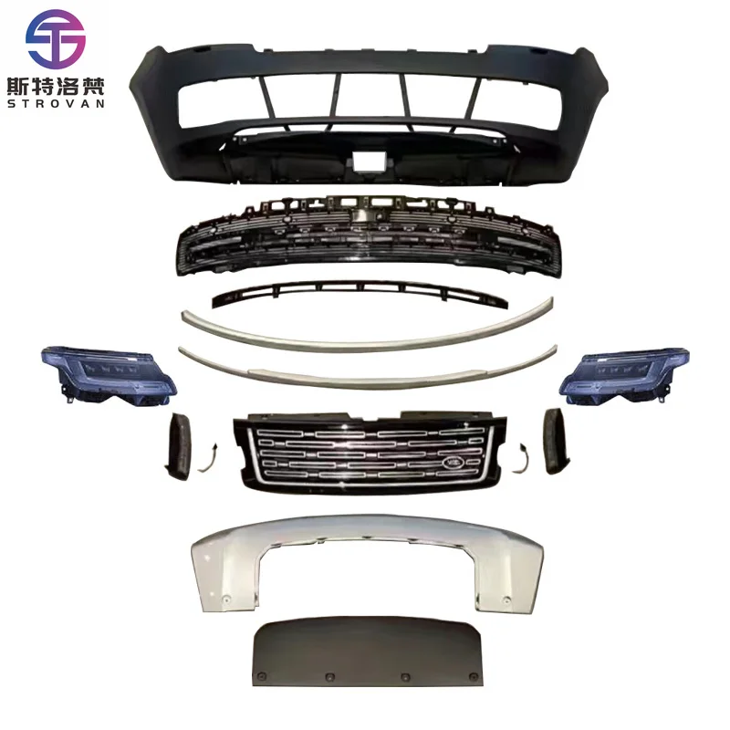 

STLF Clrak Upgrade 2023 Range Rover Bodykit Car Modification Front Bumper Assembly Grille Grille for Range Rover 2018-2022