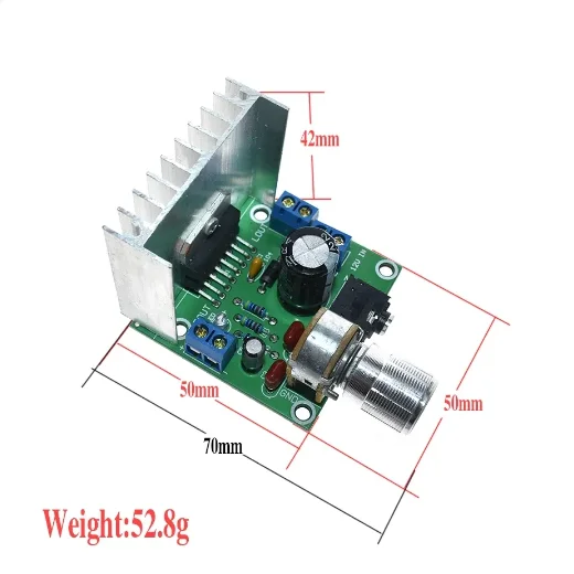 Tda7297 Audio Digitale Versterker Board Module Dual Channel Parts 12V 15W Diy Kit