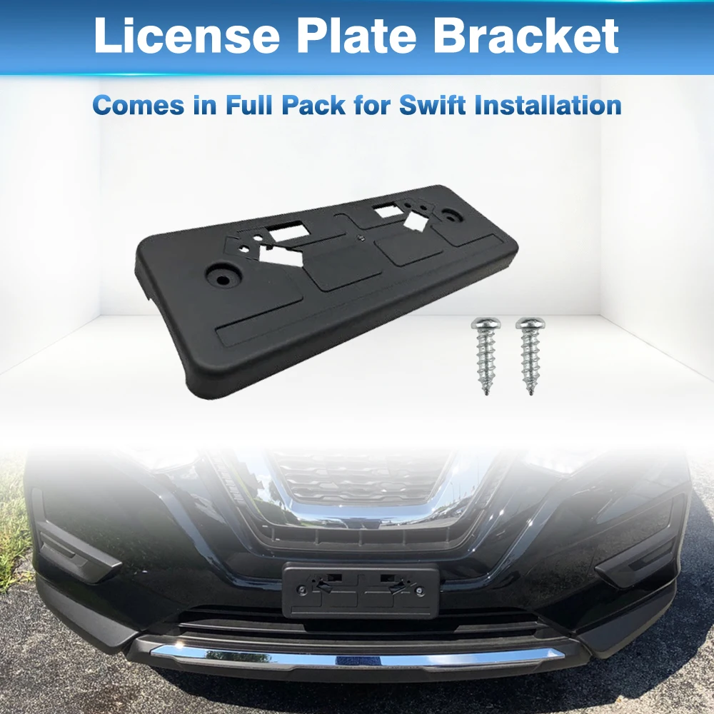 

Для Nissan Rogue 2017 2018 2019 2020 автомобильный передний бампер номерного знака монтажный кронштейн комплект 96210-5HK0A автомобильные аксессуары