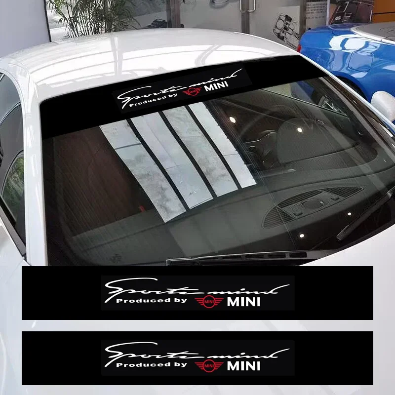 

Car windshield sticker front window sticker sunshade For Mini John Cooper R56 F56 Countryman R60 F60 Clubman F54 R55 Coopers
