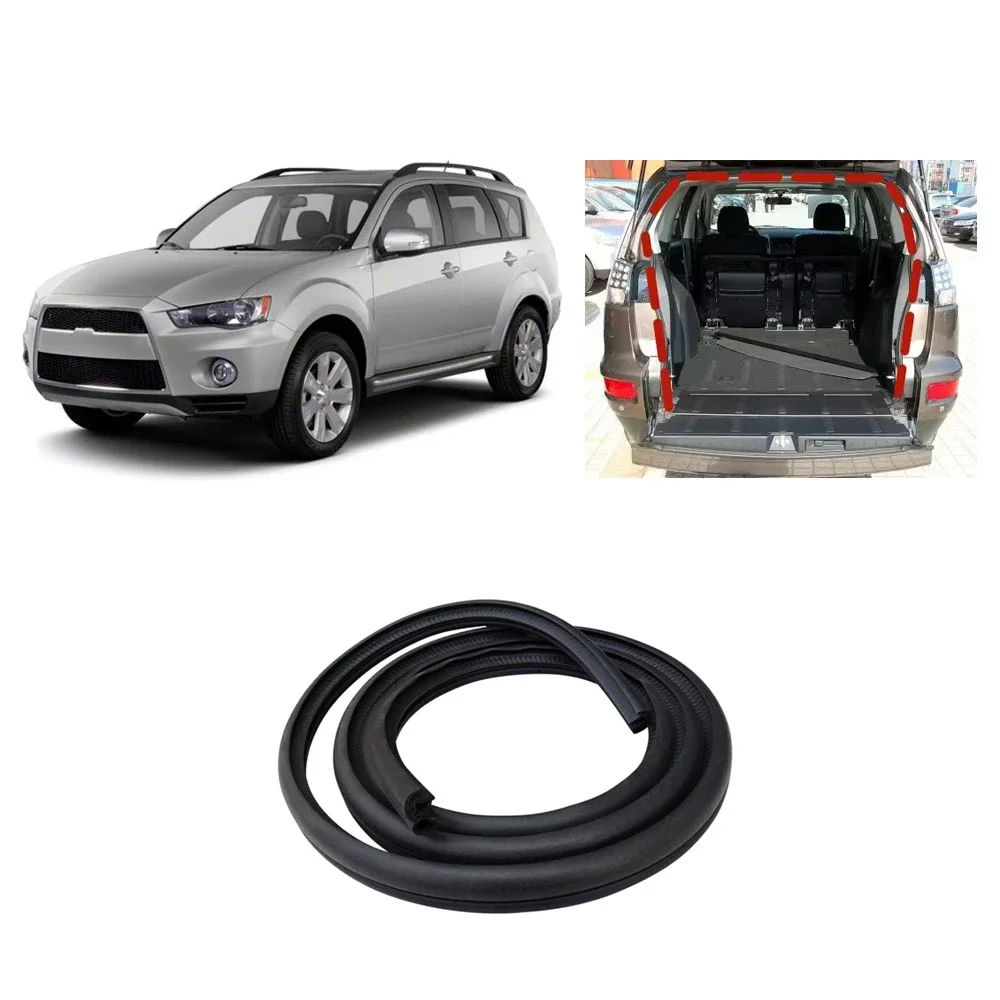 1Pcs Tail Door Rubber for Outlander CW 2008-2012 Tailgate Opening Weatherstrip for Airtrek Trunk Cushion Rubber No Clip 5815A011