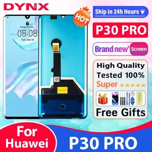 Bilashmart 6.47''Super AMOLED Display Huawei P30 Pro LCD Display Touch Screen Digitizer Assembly With Frame VOG L29 VOG L09 VOG L04 LCD