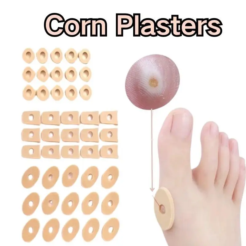 

15PCS/Sheet Callus Cushions Corn Plasters Shoes Heel Pad Foam Round Toe Corn Bunion Protectors Pads Plaster Foot Corn Removal