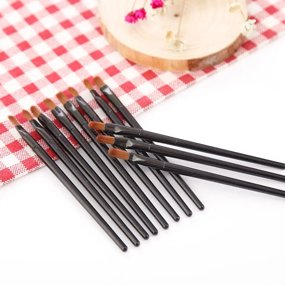 Professional Beauty Tool Disposable Lip Brush Cosmetic Brush Eyebrow Brush Makeup Brush