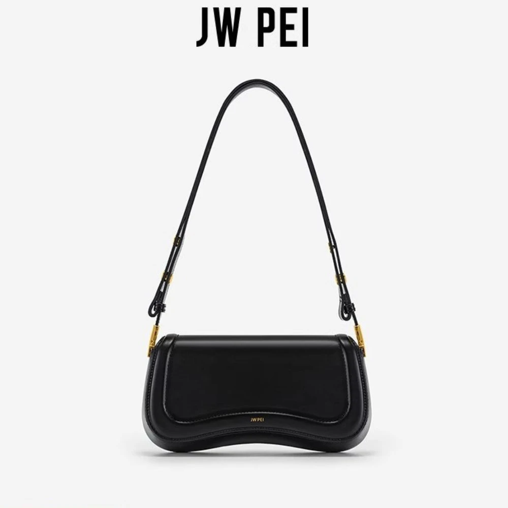 JW PEI Women\'s Fashion Adjustable Crossbody Bag 2024 New Retro Underarm Saddle Bag Fashion Women\'s Shoulder Bag