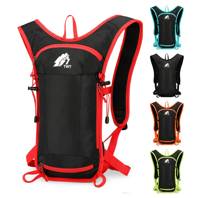 

Nylon lightweight and wear-resistant outdoor hiking bag, off-road cycling and hiking, color-blocking waterproof sports backpack