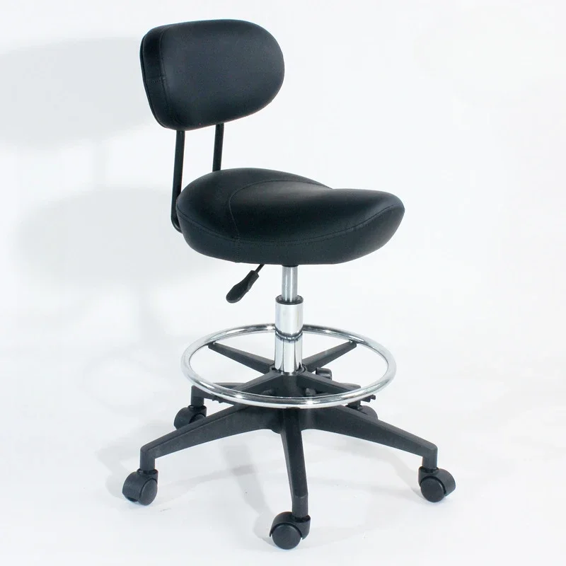 Hairdressing Explosion-proof Saddle Chair with Adjustable Backrest, Cash Register Chair, Beauty Rotating Lifting Stool - view 4